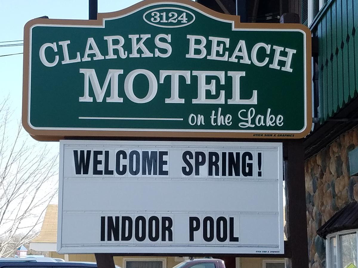 Clark'S Beach Motel Old Forge Esterno foto